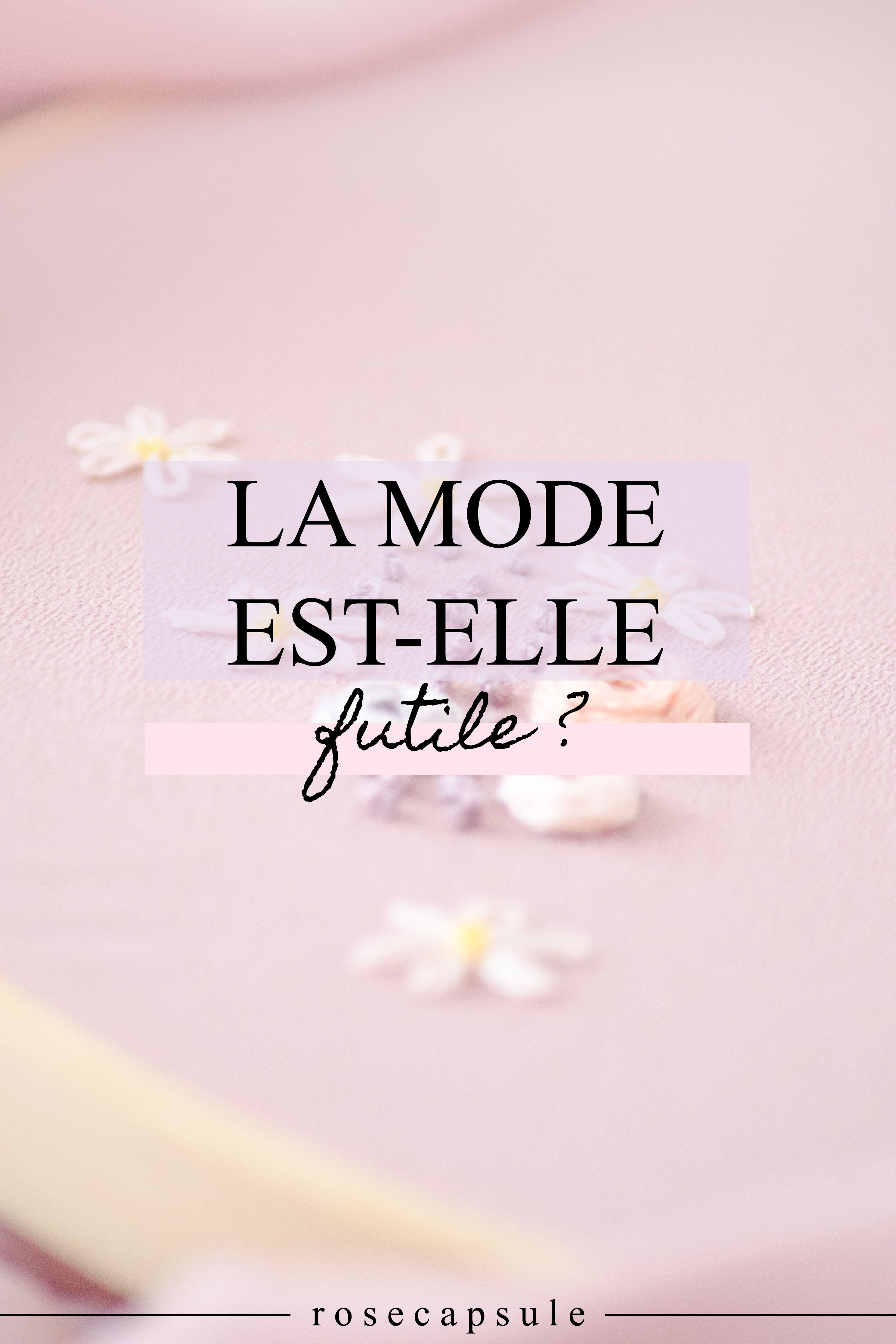 Dissertation la mode est elle futile