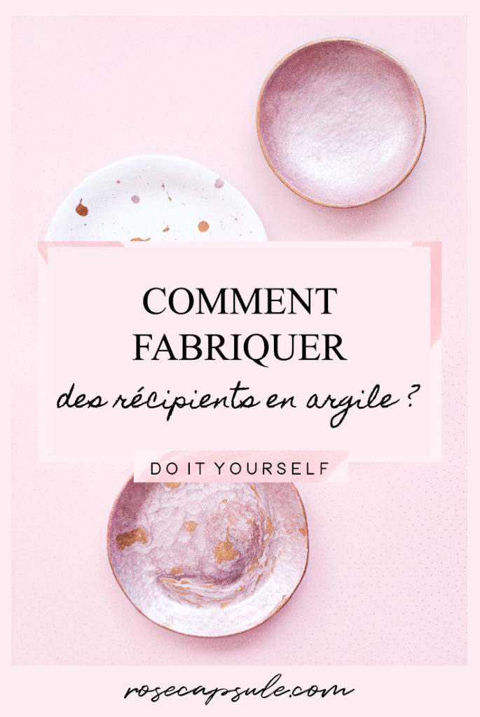 DIY : Comment fabriquer des récipients en argile autodurcissante ?