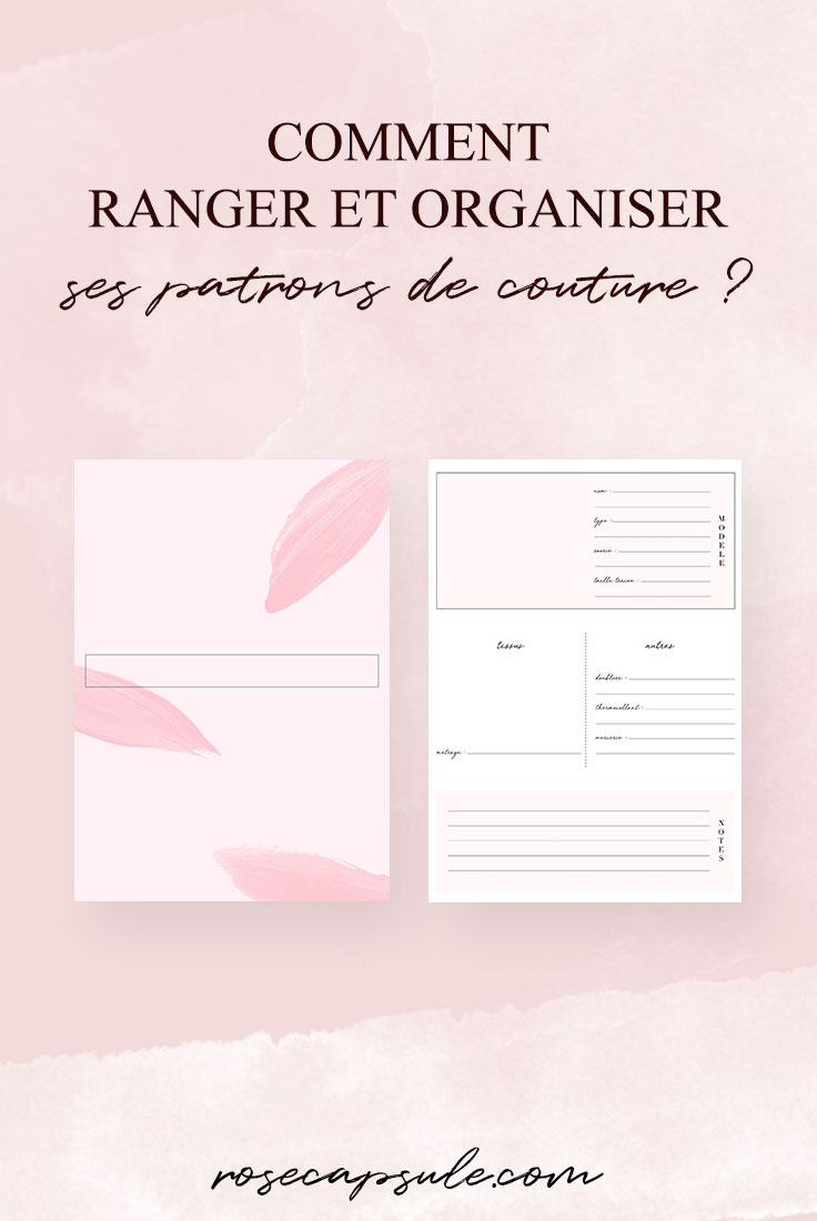 Comment ranger et organiser ses patrons de couture ?