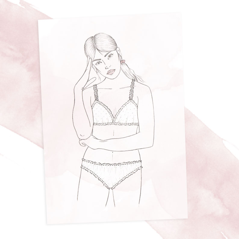 Un mois, une création : L'ensemble de lingerie