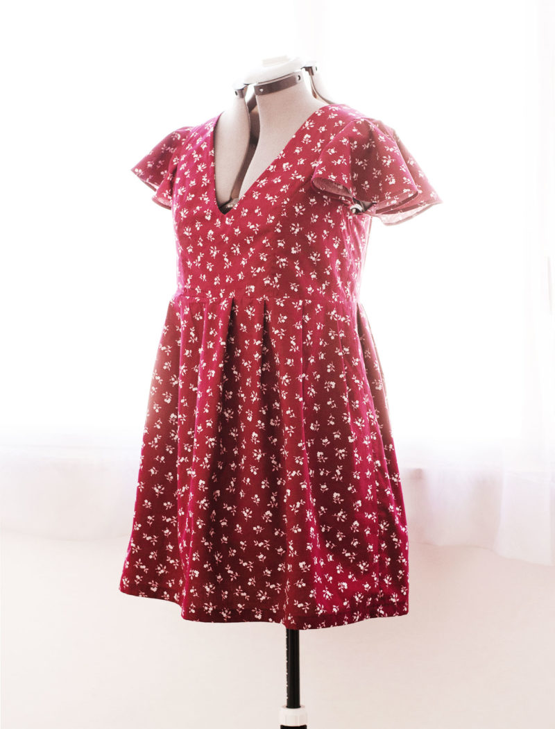 Robe à dos ouvert