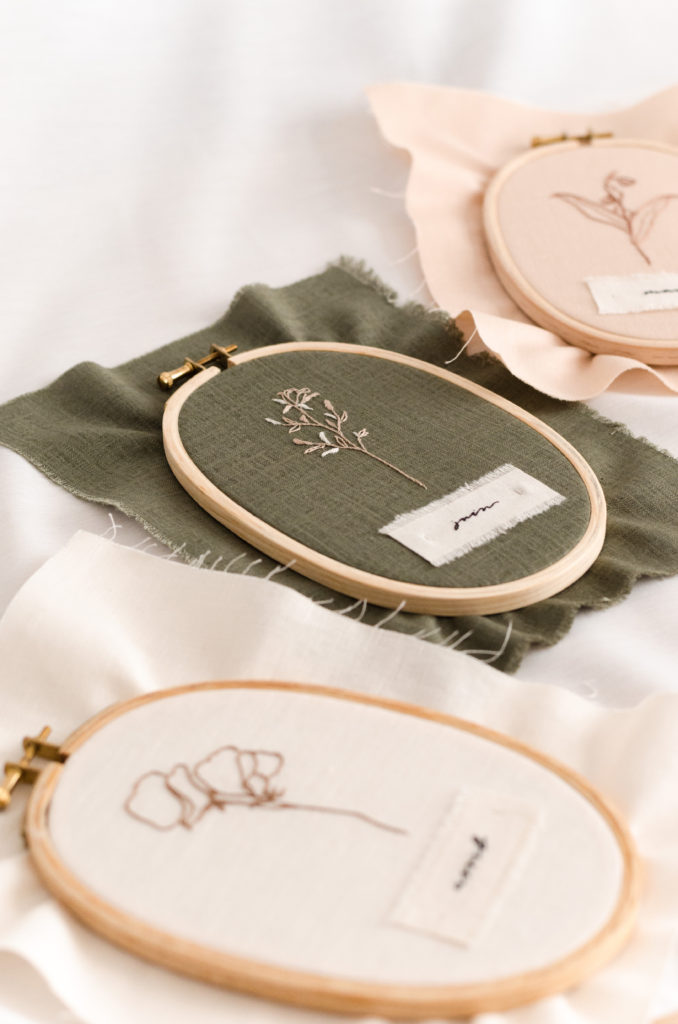 Modèles de broderie « Mon année à broder » - Calendrier brodé - Atelier Arlie